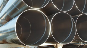 Spirally welded pipes