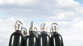 AGA oxygen cylinders