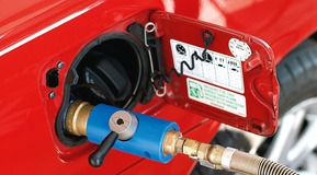 AGA car biogas fueling